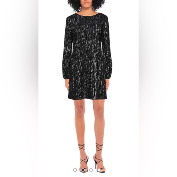 Maje Rocketa Plisse-Crepe Mini Dress - Picture 6 of 12